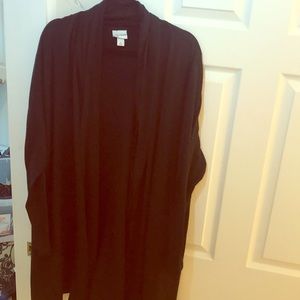 Black cardigan